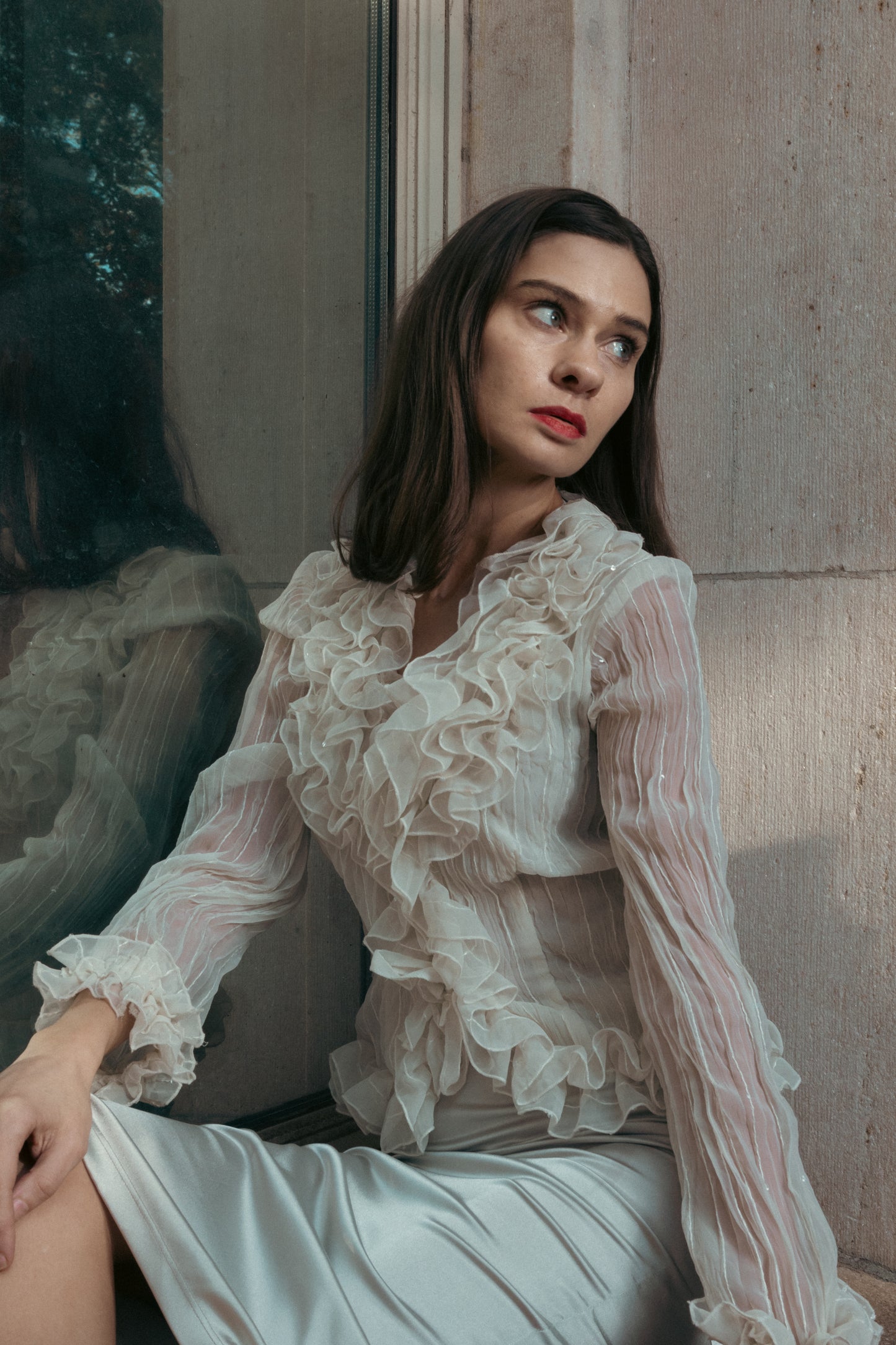 Romantic Ruffled Blouse