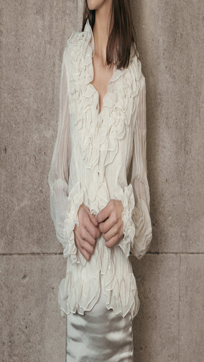 Romantic Ruffled Blouse