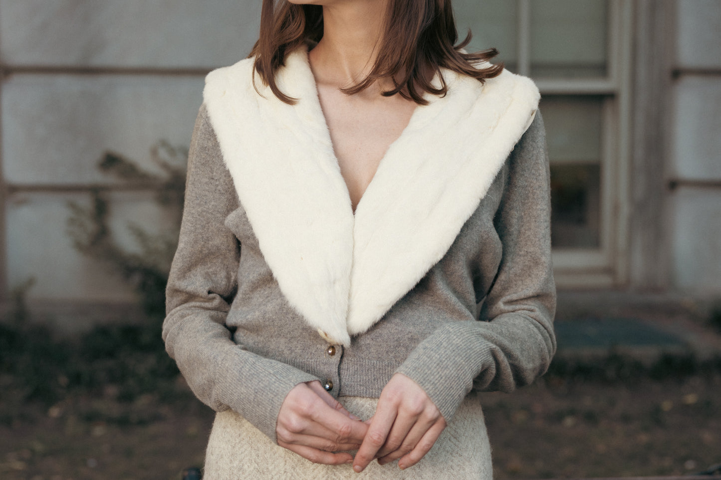 Cashmere & Fur Cardigan