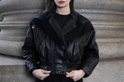 Leather Bomber Jacket