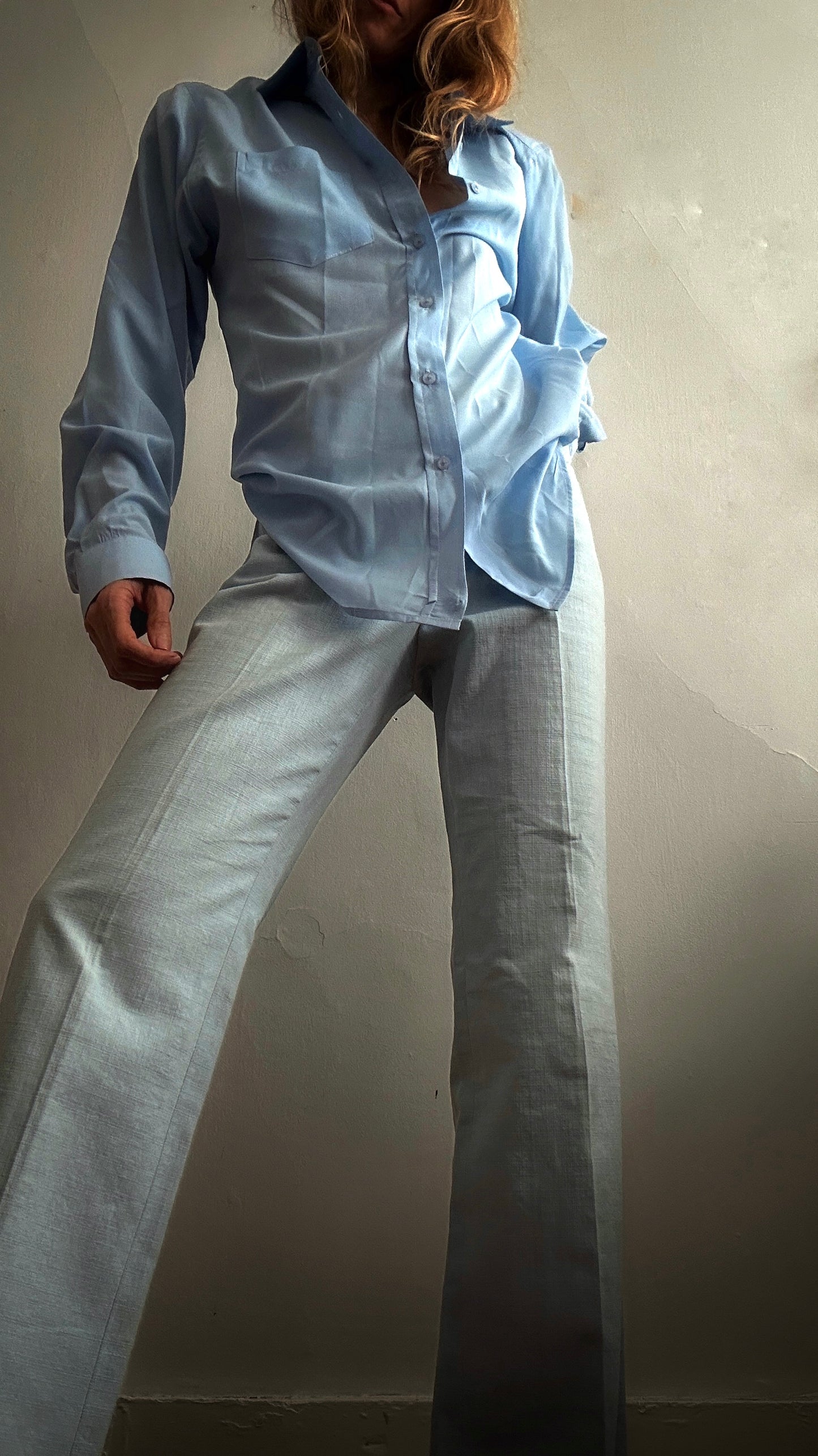 Baby Blue Button Down