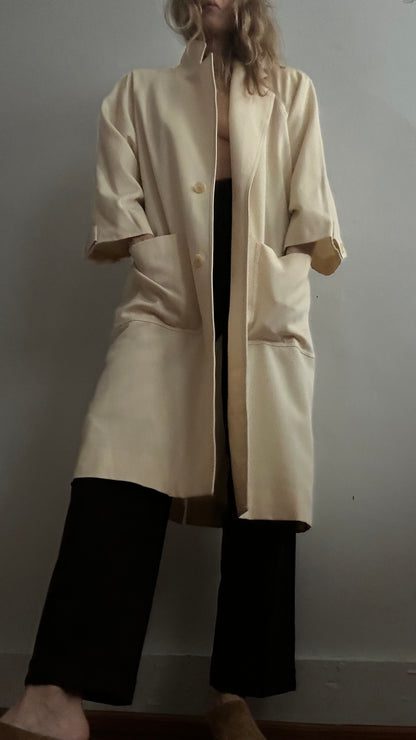 Off White Duster Jacket