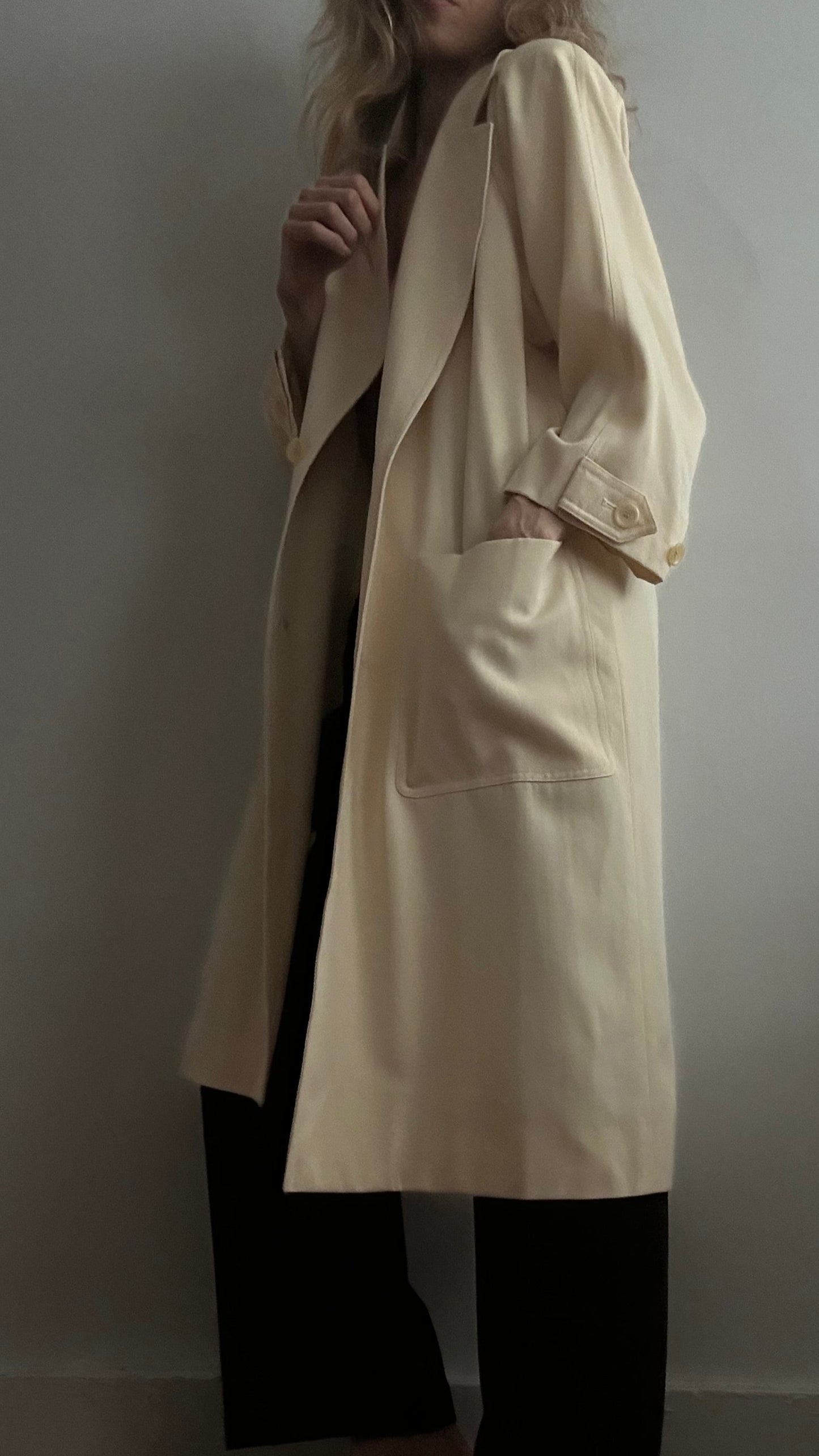 Off White Duster Jacket