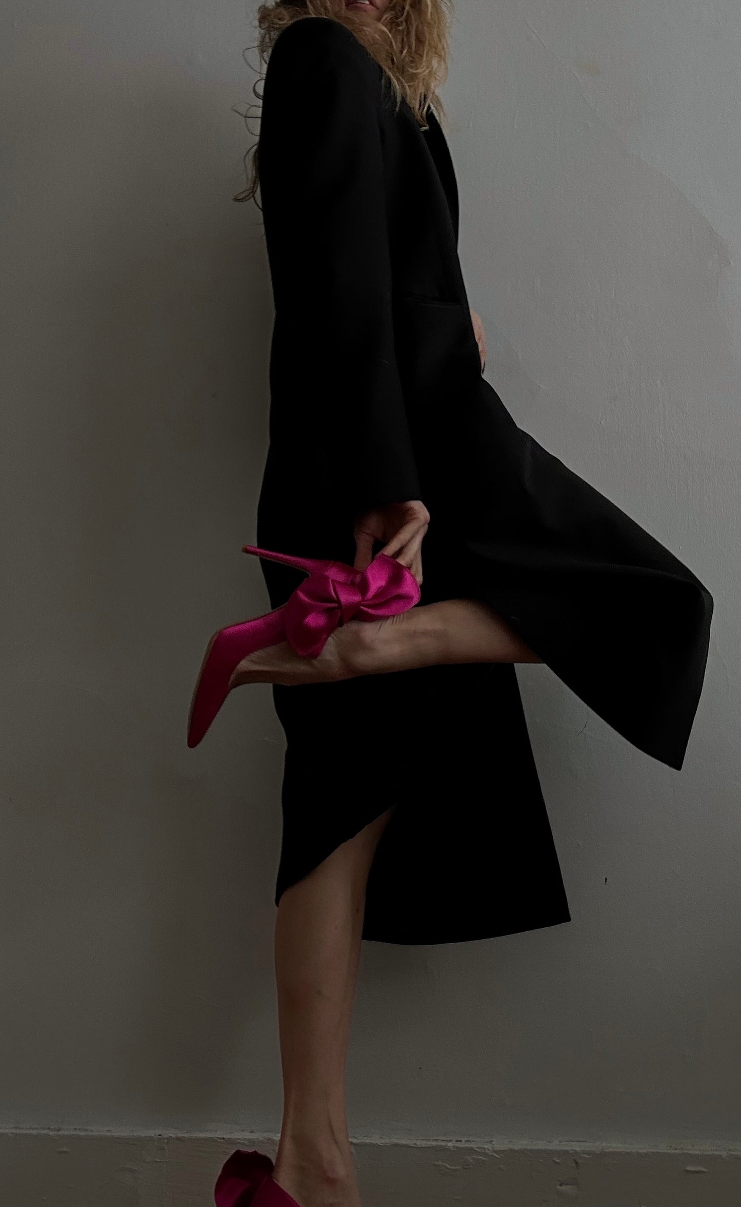 Pink Bow Heel