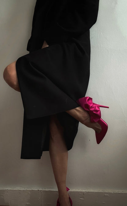 Pink Bow Heel