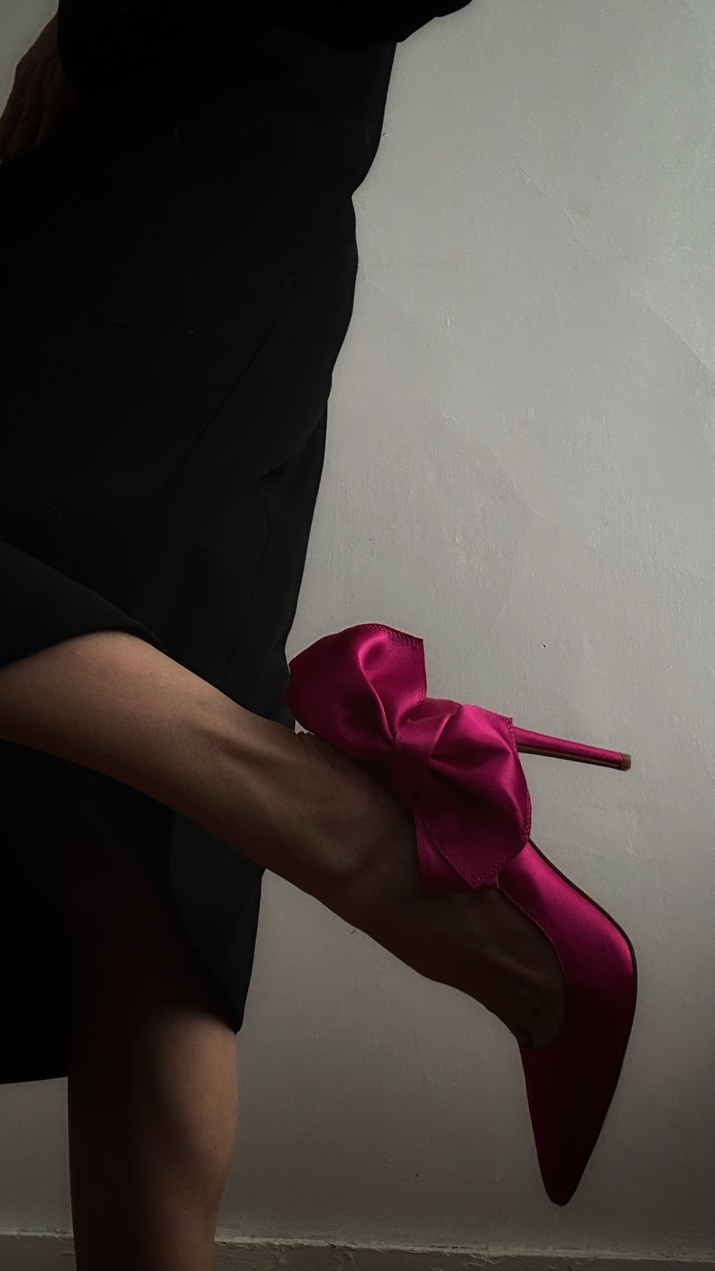 Pink Bow Heel