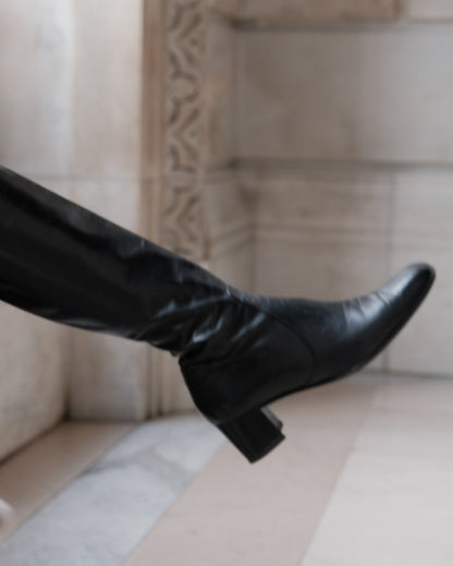 Iconic Black Knee Boot