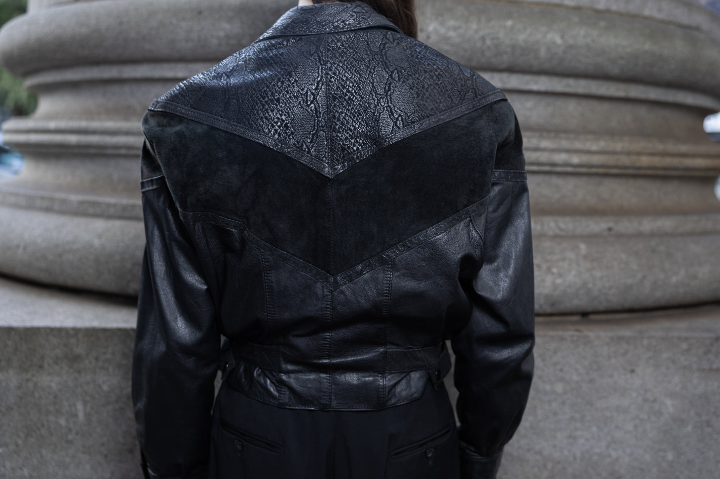 Leather Bomber Jacket