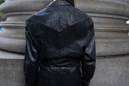 Leather Bomber Jacket