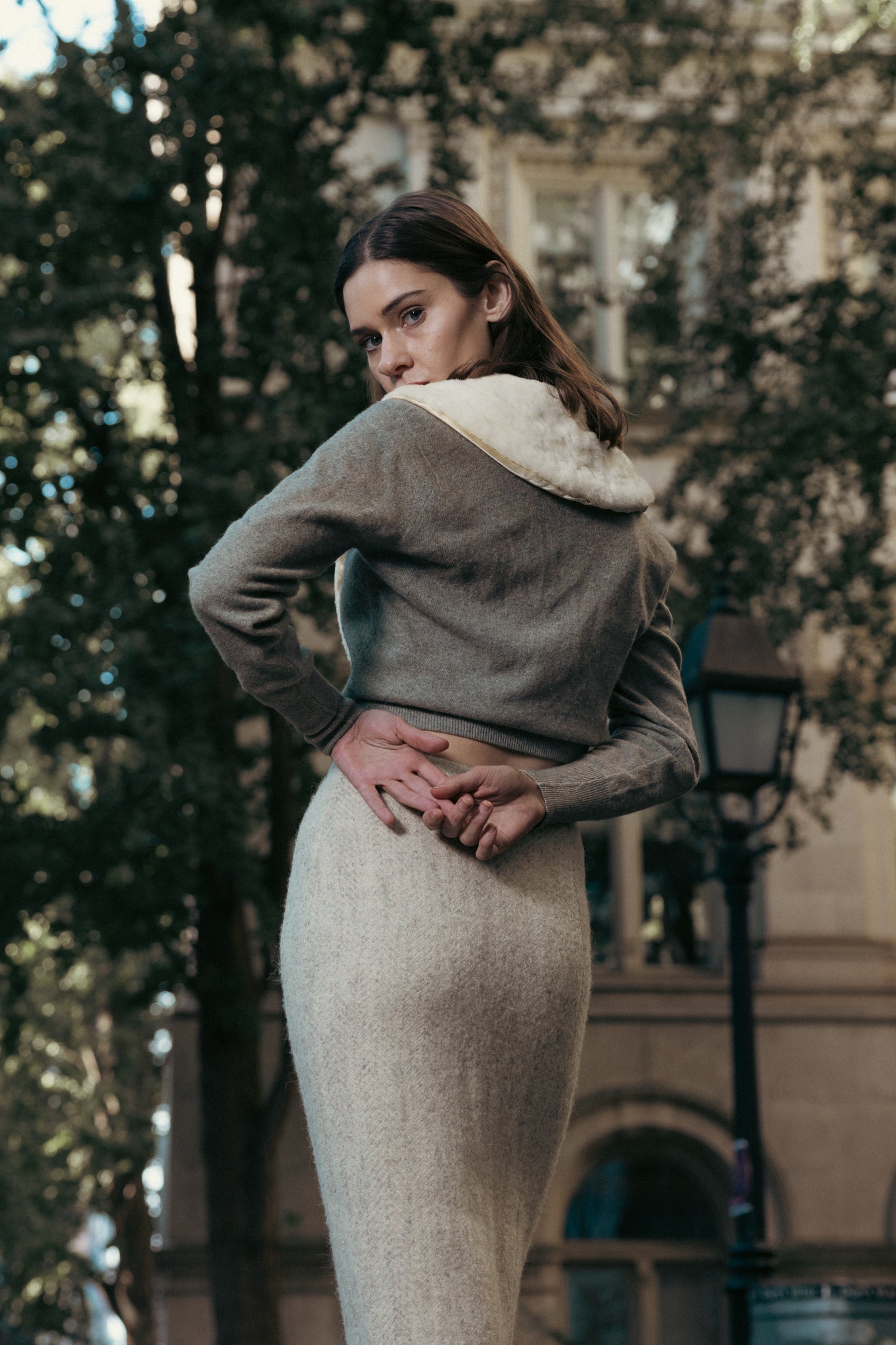 Cashmere & Fur Cardigan